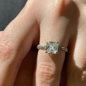 Sterling Silver - Square Ring